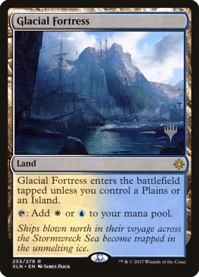 Glacial Fortress (Promo Pack) [Ixalan Promos] | Card Merchant Takapuna