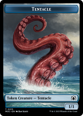 Tentacle // Human (26) Double-Sided Token [March of the Machine Commander Tokens] | Card Merchant Takapuna