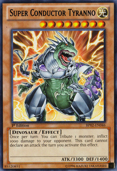 Super Conductor Tyranno [BP02-EN046] Mosaic Rare | Card Merchant Takapuna