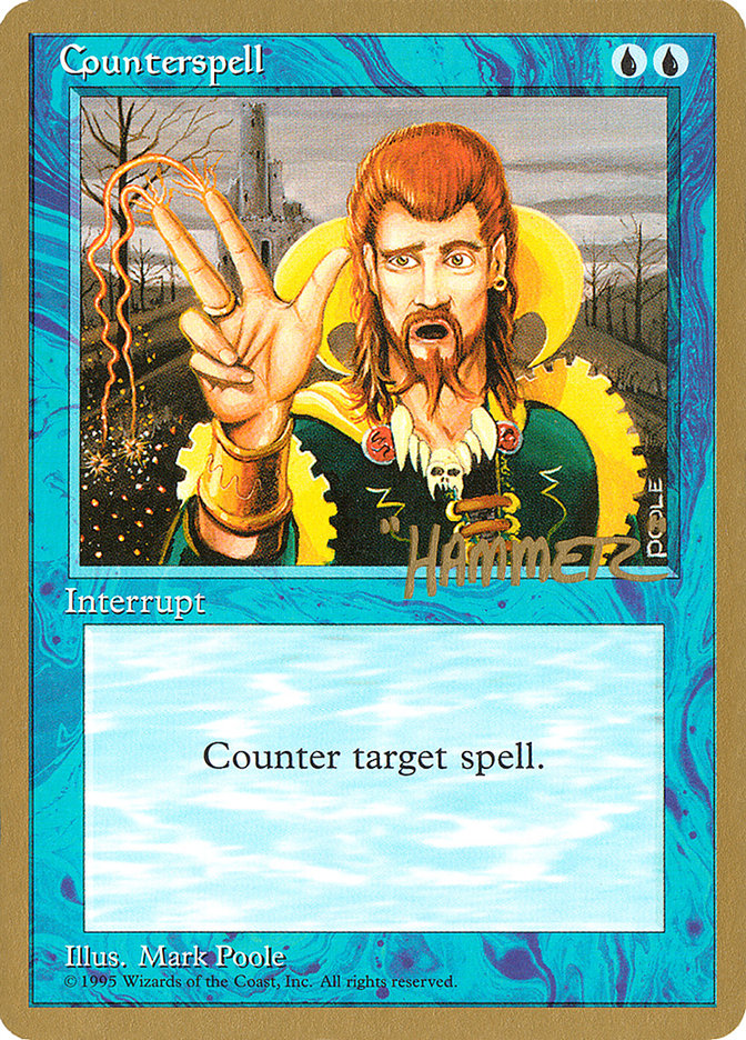 Counterspell (Shawn "Hammer" Regnier) [Pro Tour Collector Set] | Card Merchant Takapuna