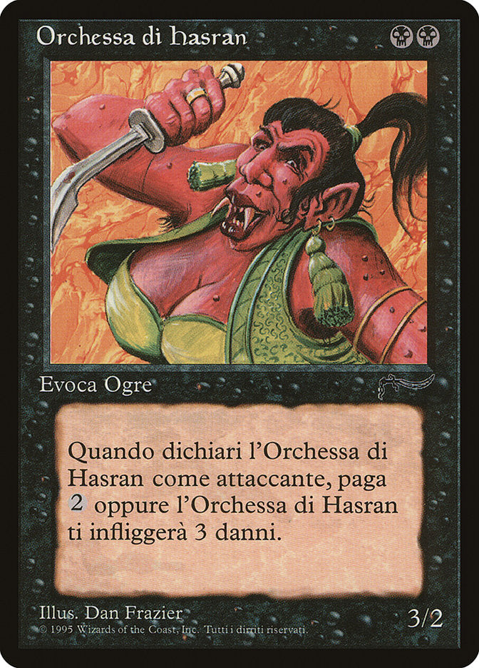 Hasran Ogress (Italian) - "Orchessa di hasran" [Rinascimento] | Card Merchant Takapuna