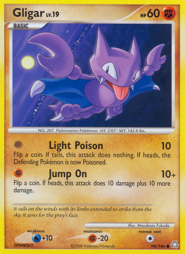 Gligar (94/146) [Diamond & Pearl: Legends Awakened] | Card Merchant Takapuna