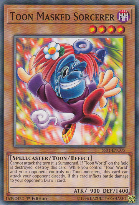 Toon Masked Sorcerer [SS01-ENC05] Common | Card Merchant Takapuna