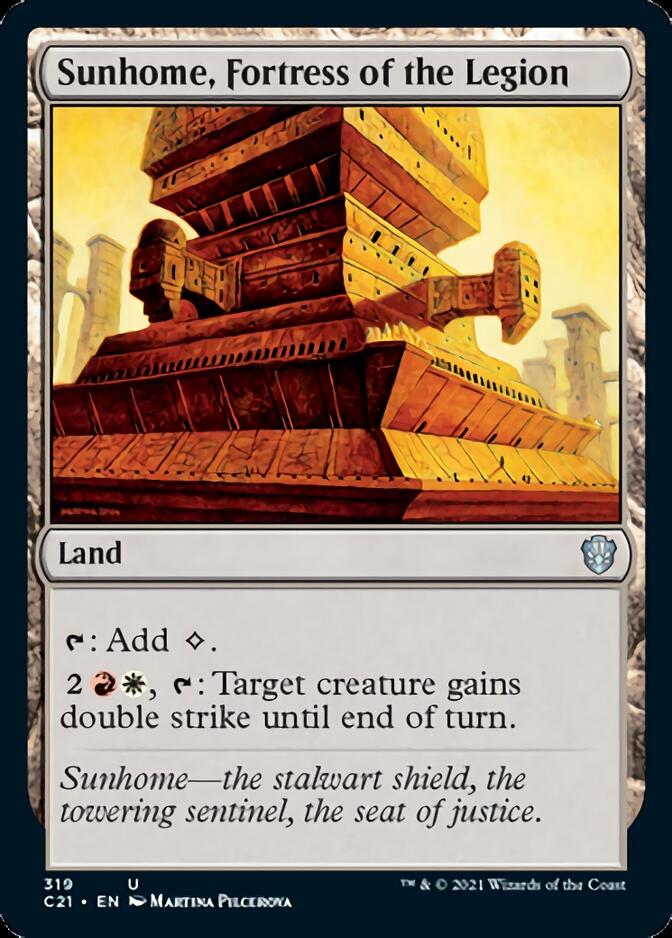 Sunhome, Fortress of the Legion [Commander 2021] | Card Merchant Takapuna