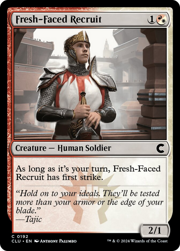 Fresh-Faced Recruit [Ravnica: Clue Edition] | Card Merchant Takapuna