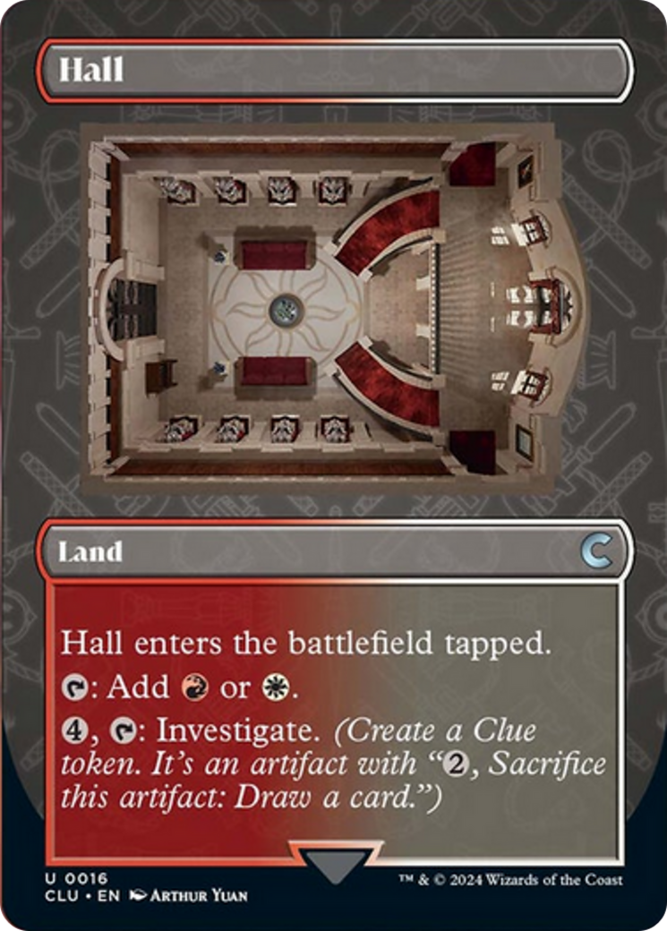 Hall (Borderless) [Ravnica: Clue Edition] | Card Merchant Takapuna