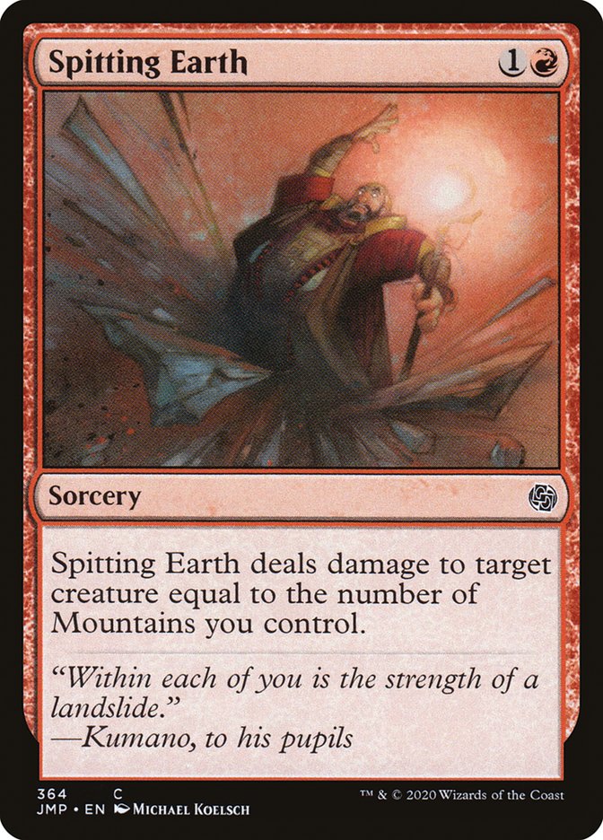 Spitting Earth [Jumpstart] | Card Merchant Takapuna