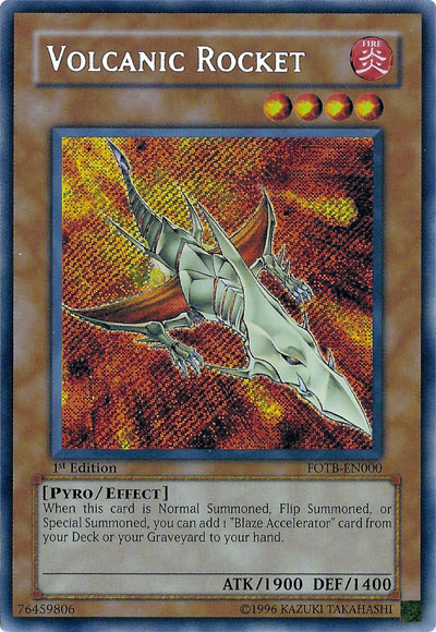 Volcanic Rocket [FOTB-EN000] Secret Rare | Card Merchant Takapuna