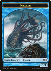 Kraken // Zombie (011/036) Double-Sided Token [Commander 2014 Tokens] | Card Merchant Takapuna