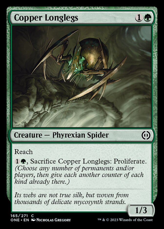 Copper Longlegs [Phyrexia: All Will Be One] | Card Merchant Takapuna