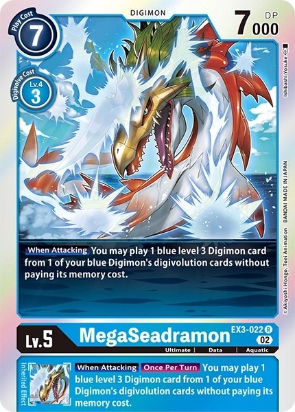 MegaSeadramon [EX3-022] [Revision Pack Cards] | Card Merchant Takapuna