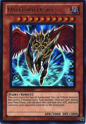 Darklord Desire [YG05-EN001] Ultra Rare | Card Merchant Takapuna