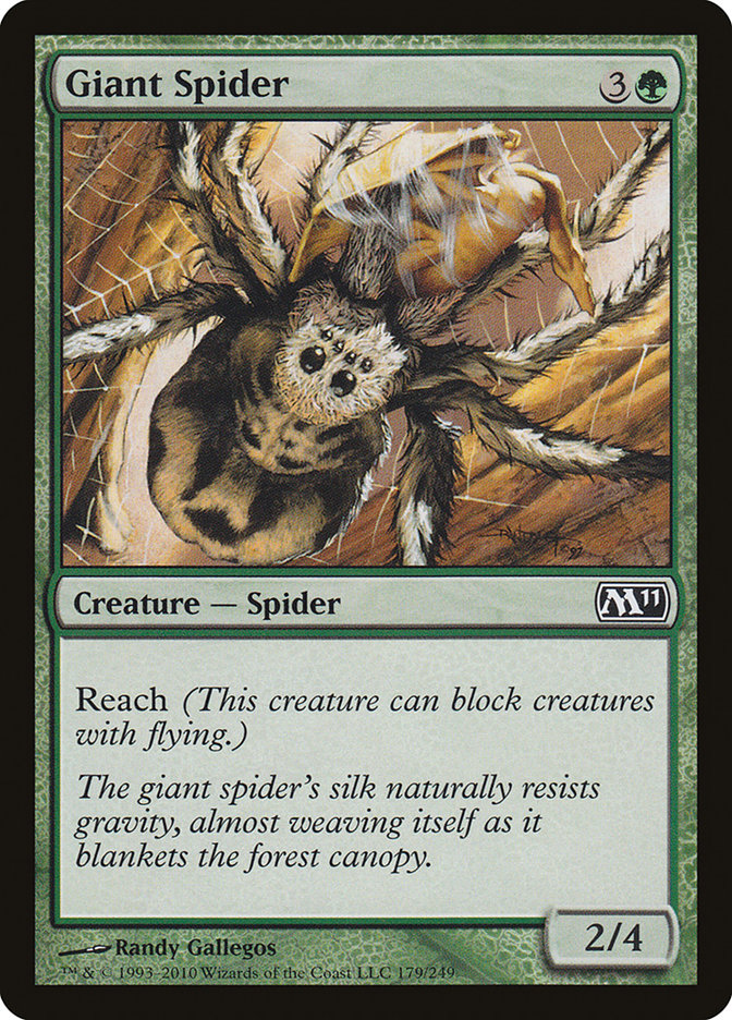 Giant Spider [Magic 2011] | Card Merchant Takapuna