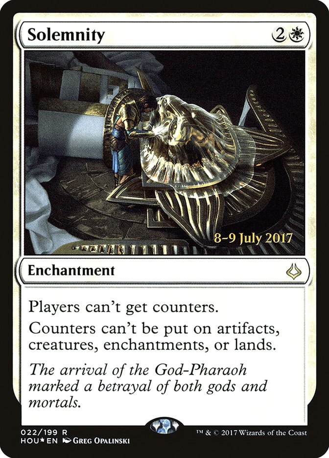 Solemnity [Hour of Devastation Prerelease Promos] | Card Merchant Takapuna