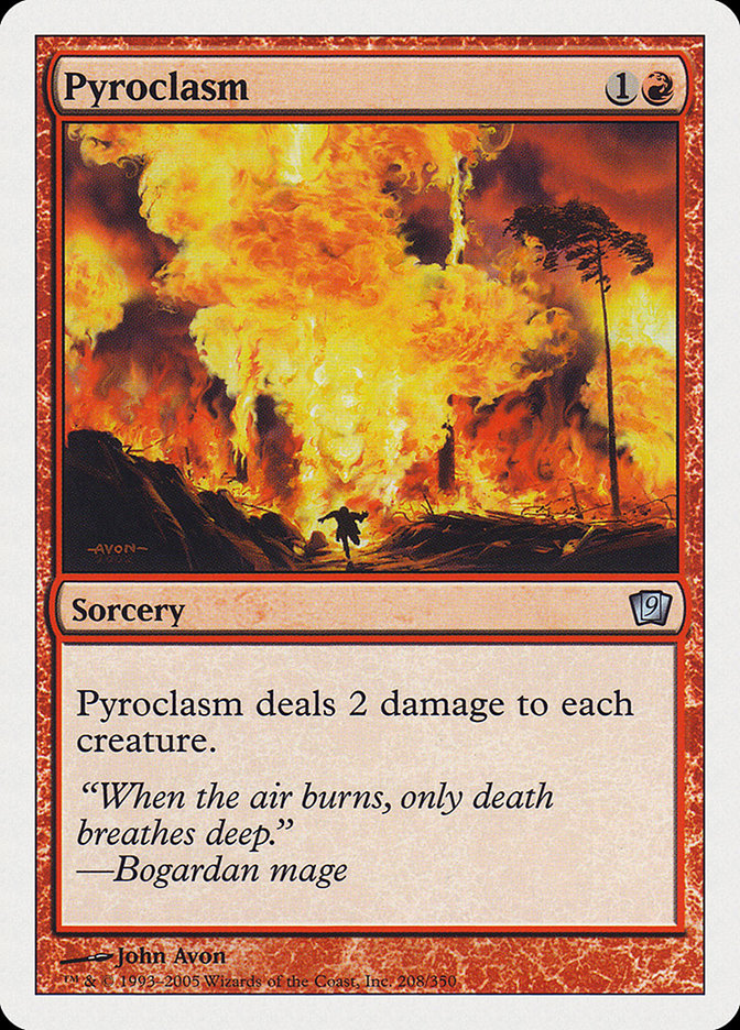 Pyroclasm [Ninth Edition] | Card Merchant Takapuna