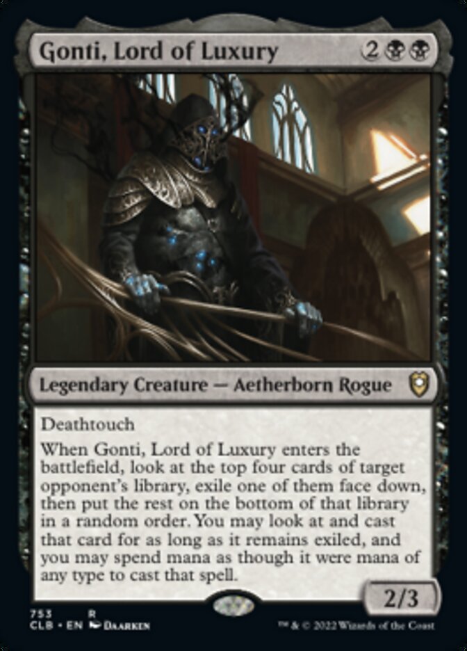 Gonti, Lord of Luxury [Commander Legends: Battle for Baldur's Gate] | Card Merchant Takapuna