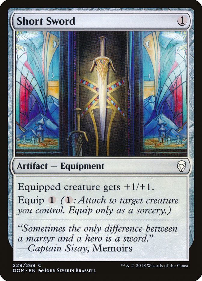 Short Sword [Dominaria] | Card Merchant Takapuna