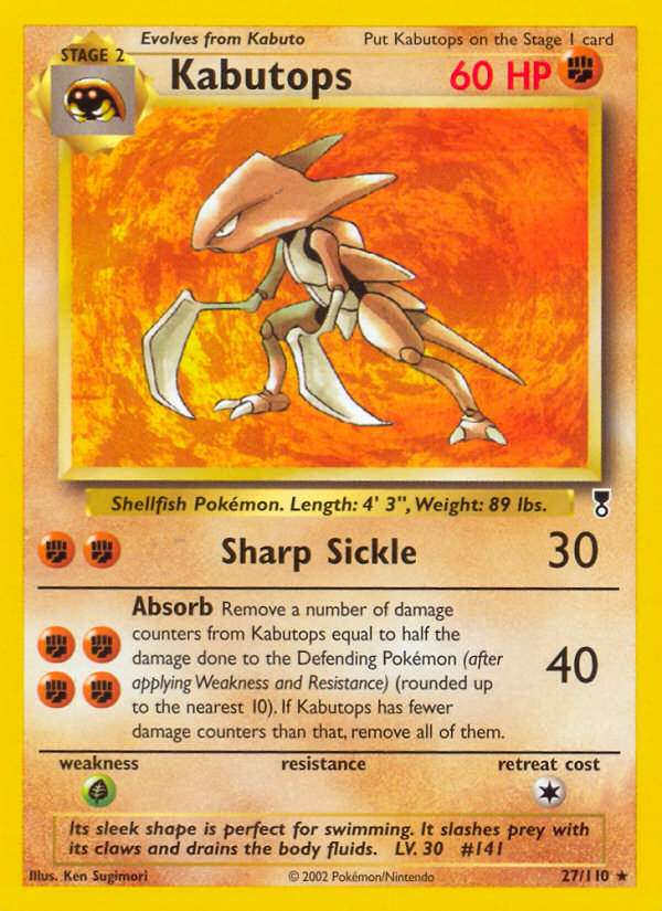 Kabutops (27/110) [Legendary Collection] | Card Merchant Takapuna