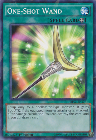 One-Shot Wand [BP03-EN179] Shatterfoil Rare | Card Merchant Takapuna