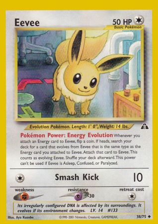 Eevee (38/75) [Neo Discovery Unlimited] | Card Merchant Takapuna