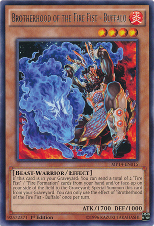 Brotherhood of the Fire Fist - Buffalo [MP14-EN015] Rare | Card Merchant Takapuna