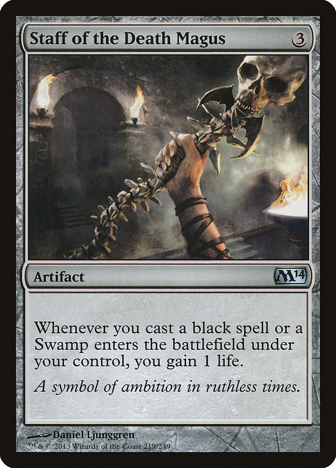 Staff of the Death Magus [Magic 2014] | Card Merchant Takapuna