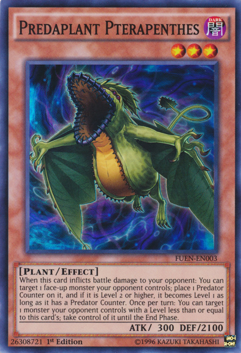 Predaplant Pterapenthes [FUEN-EN003] Super Rare | Card Merchant Takapuna