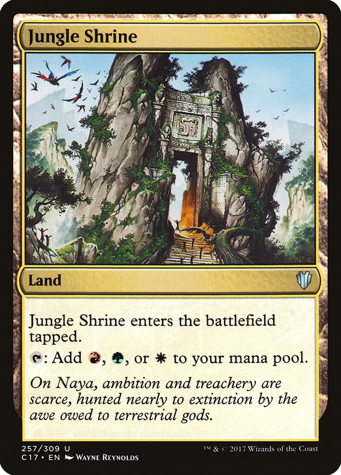 Jungle Shrine [Commander 2017] | Card Merchant Takapuna