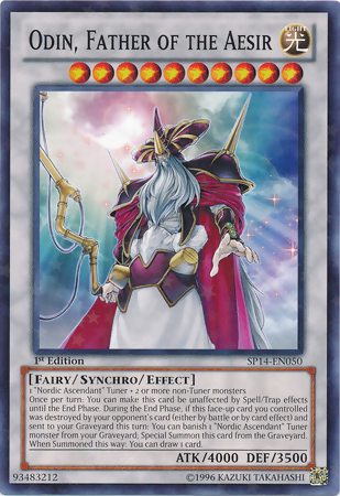 Odin, Father of the Aesir [SP14-EN050] Starfoil Rare | Card Merchant Takapuna