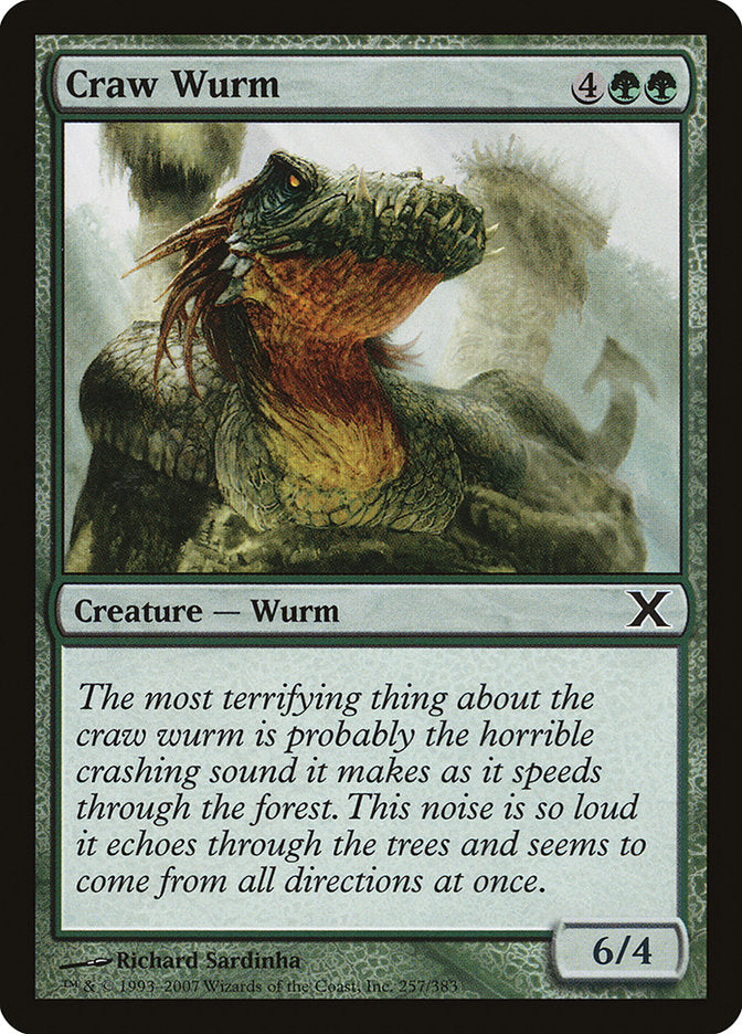 Craw Wurm [Tenth Edition] | Card Merchant Takapuna