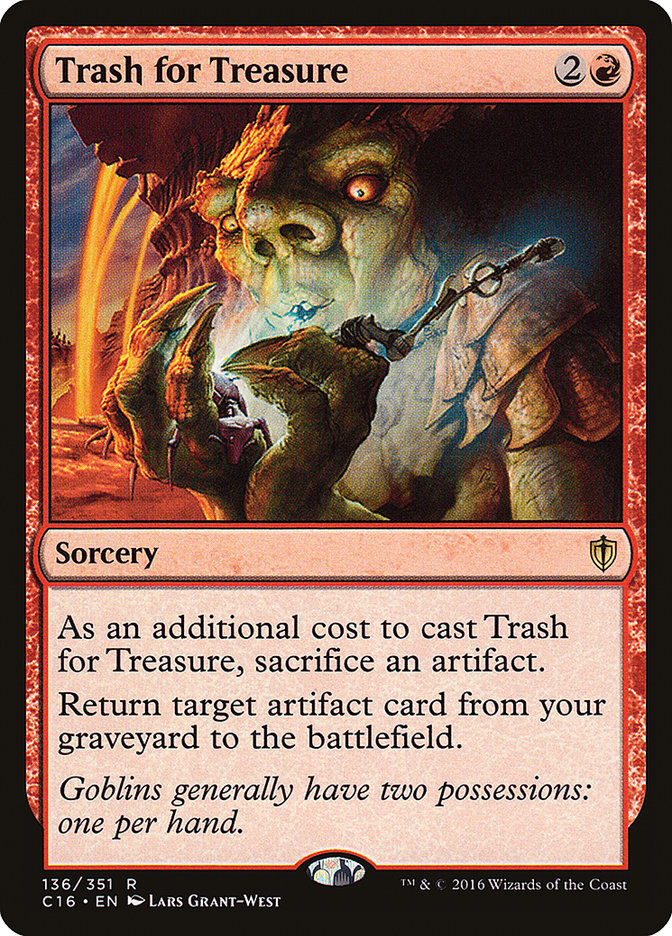 Trash for Treasure [Commander 2016] | Card Merchant Takapuna