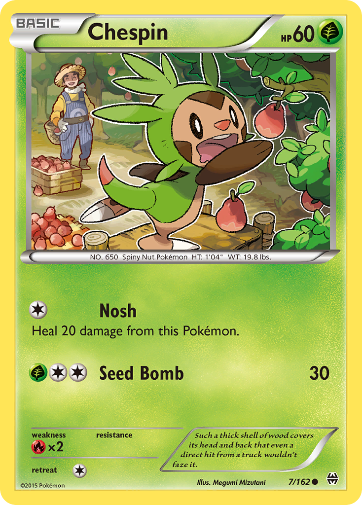 Chespin (7/162) [XY: BREAKthrough] | Card Merchant Takapuna