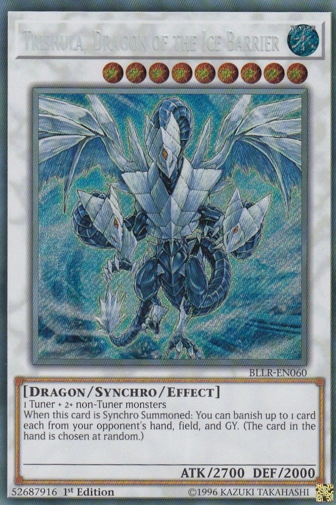 Trishula, Dragon of the Ice Barrier [BLLR-EN060] Secret Rare | Card Merchant Takapuna