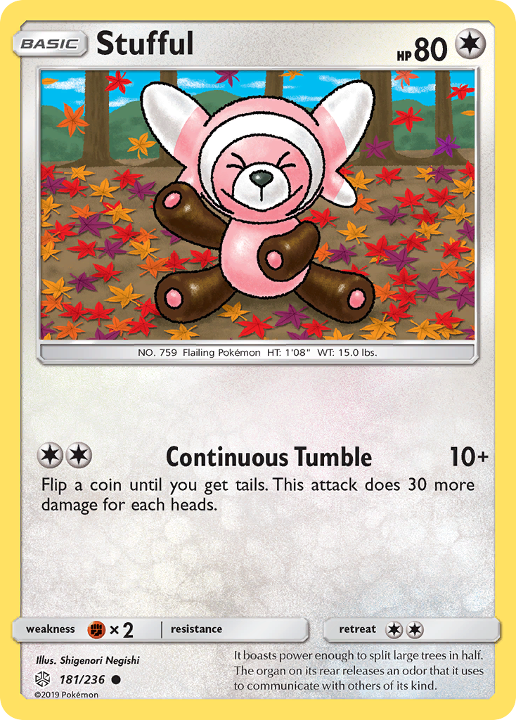 Stufful (181/236) [Sun & Moon: Cosmic Eclipse] | Card Merchant Takapuna