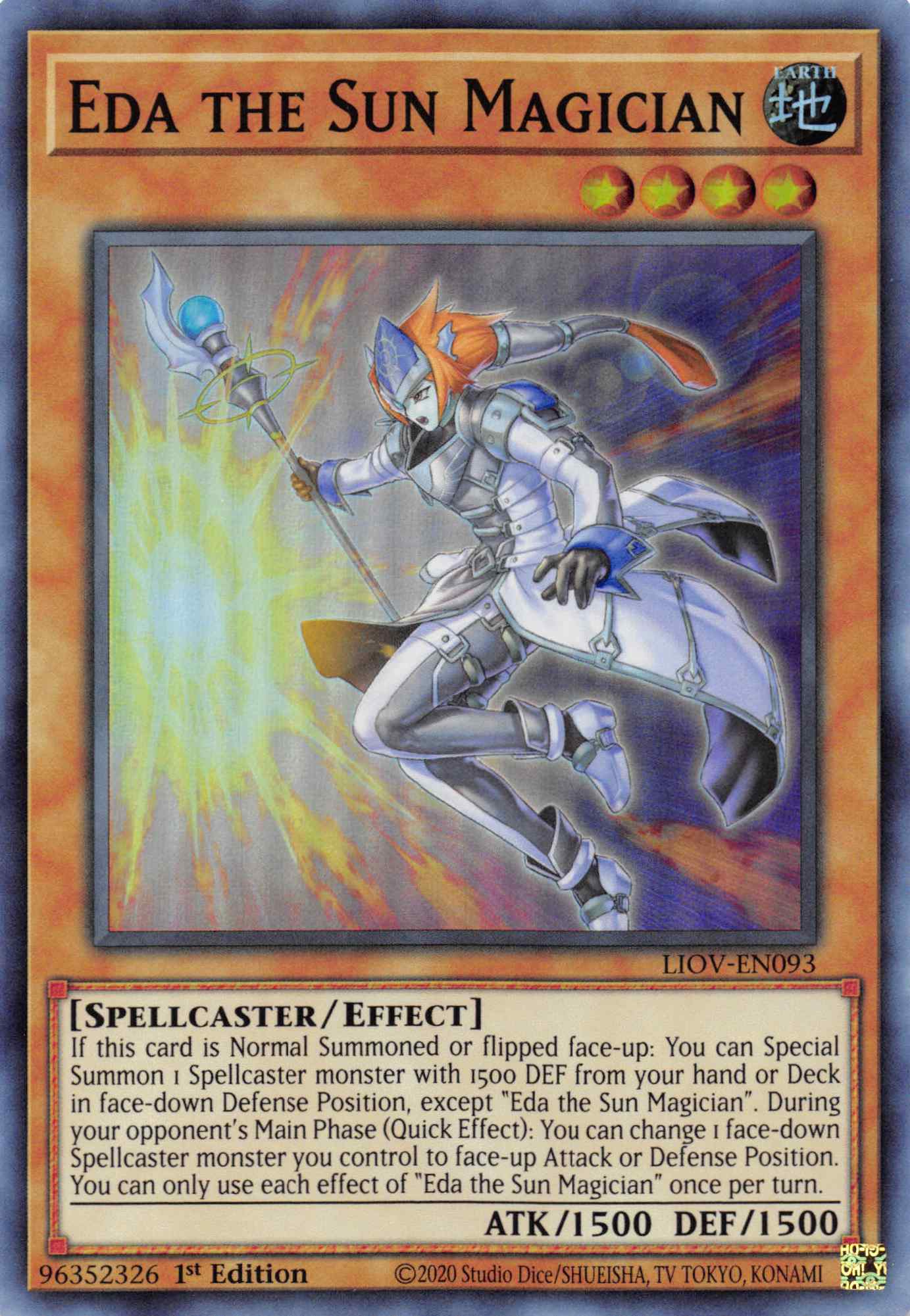 Eda the Sun Magician [LIOV-EN093] Super Rare | Card Merchant Takapuna