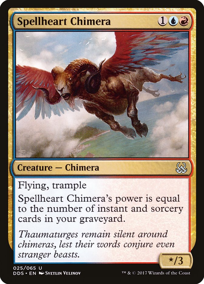 Spellheart Chimera [Duel Decks: Mind vs. Might] | Card Merchant Takapuna