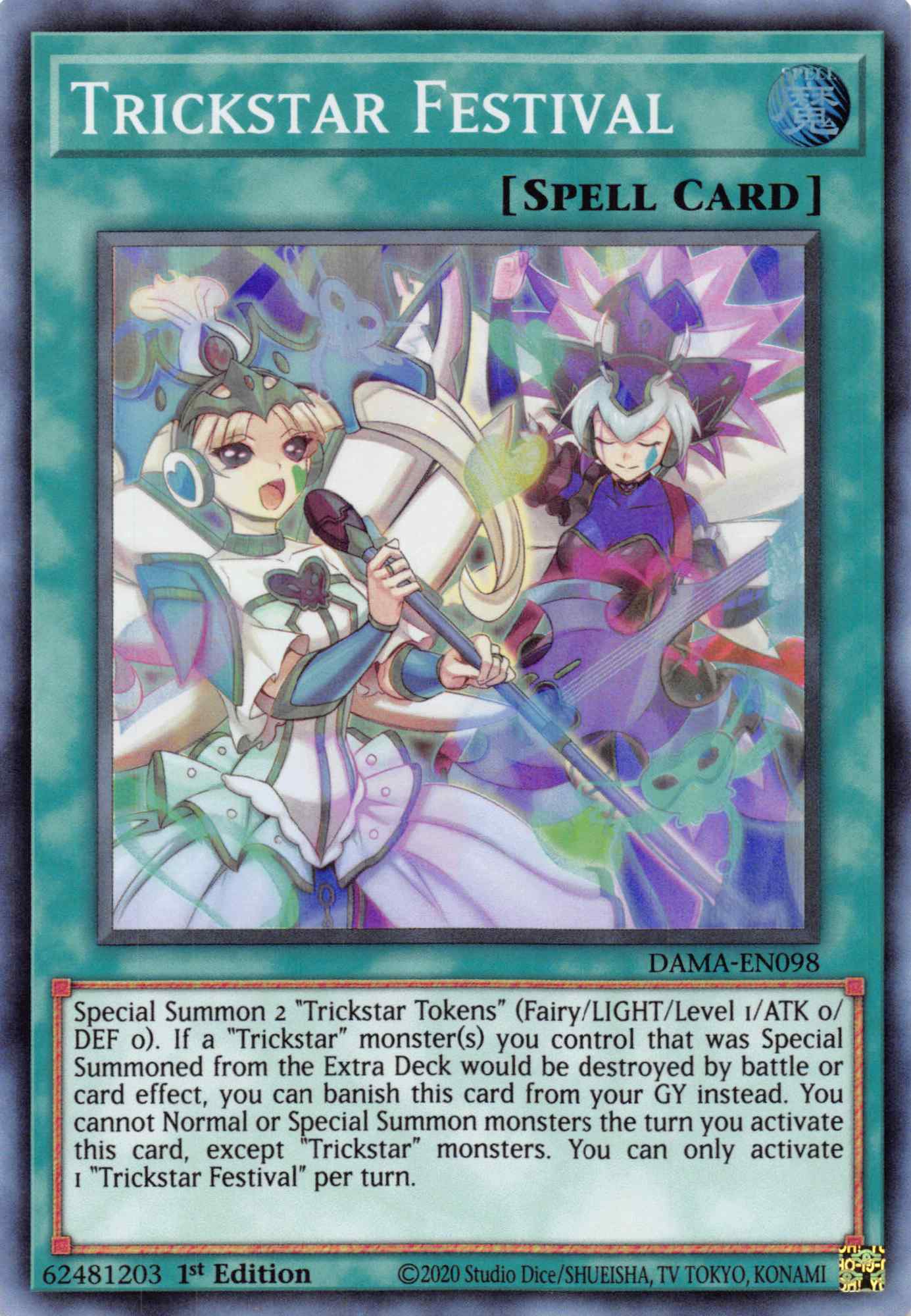 Trickstar Festival [DAMA-EN098] Super Rare | Card Merchant Takapuna