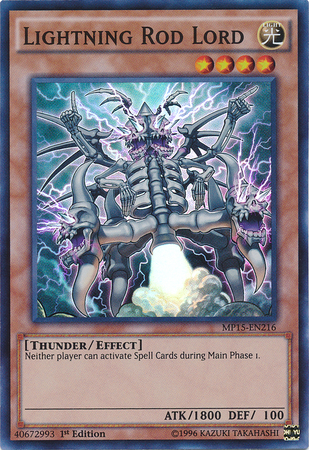 Lightning Rod Lord [MP15-EN216] Super Rare | Card Merchant Takapuna