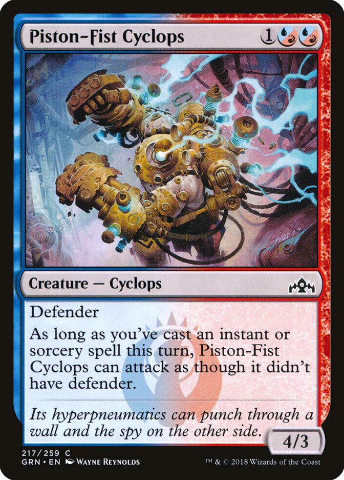 Piston-Fist Cyclops [Guilds of Ravnica] | Card Merchant Takapuna