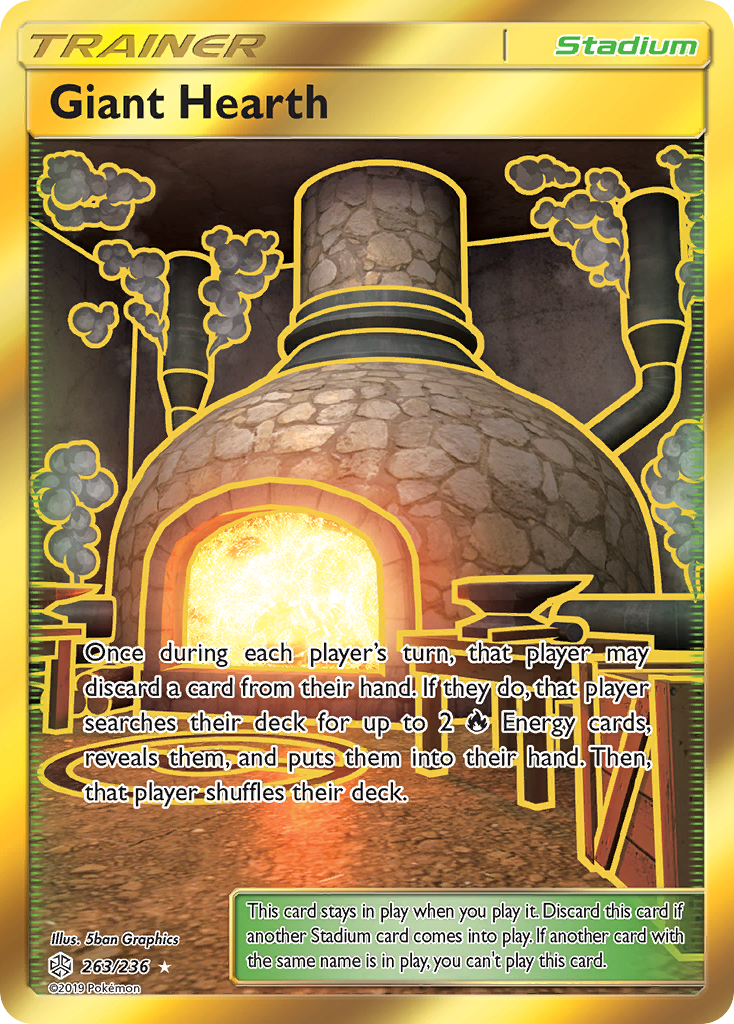 Giant Hearth (263/236) [Sun & Moon: Cosmic Eclipse] | Card Merchant Takapuna