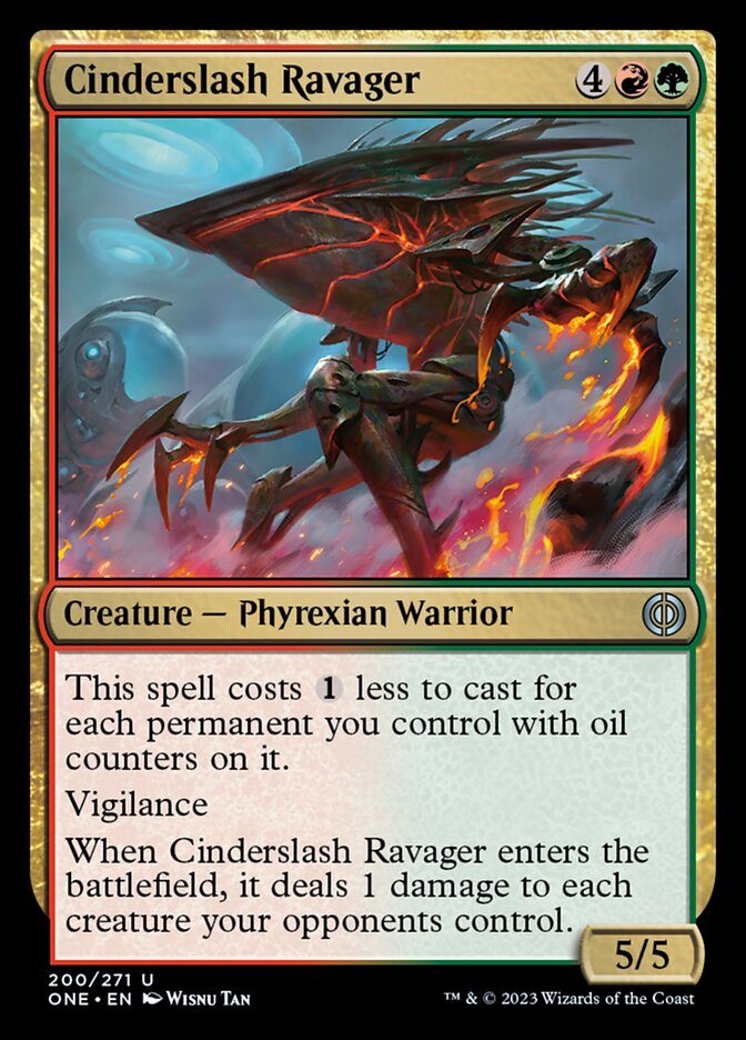 Cinderslash Ravager [Phyrexia: All Will Be One] | Card Merchant Takapuna