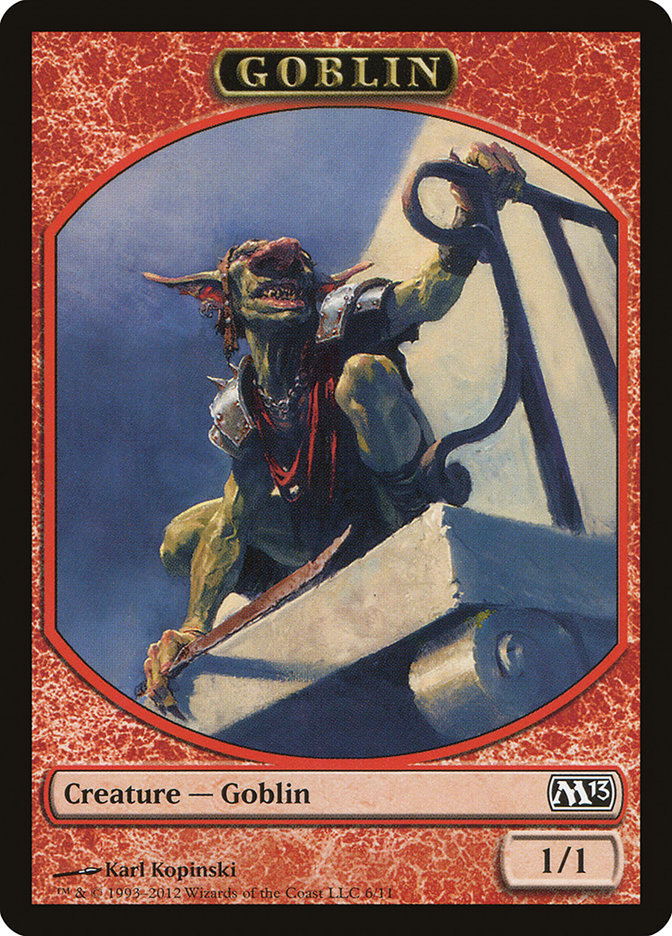 Goblin Token [Magic 2013 Tokens] | Card Merchant Takapuna