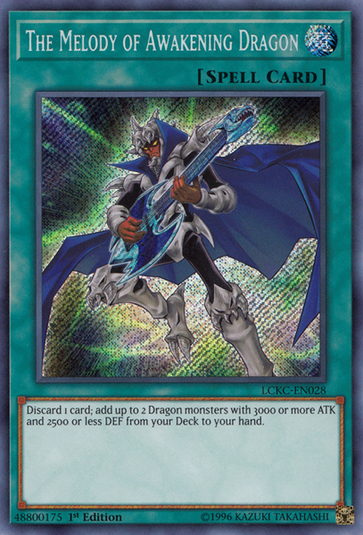 The Melody of Awakening Dragon [LCKC-EN028] Secret Rare | Card Merchant Takapuna