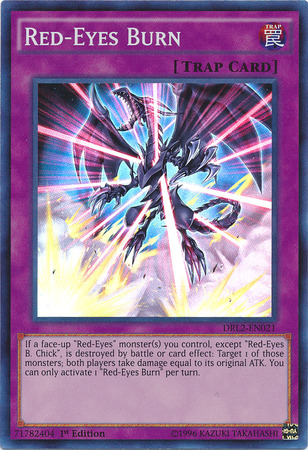 Red-Eyes Burn [DRL2-EN021] Super Rare | Card Merchant Takapuna