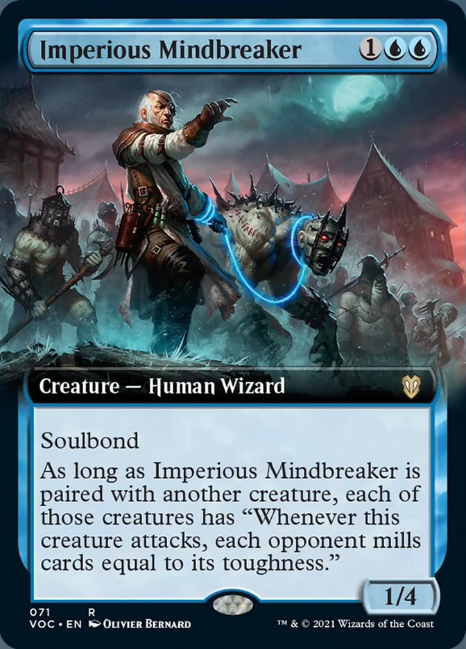 Imperious Mindbreaker (Extended Art) [Innistrad: Crimson Vow Commander] | Card Merchant Takapuna