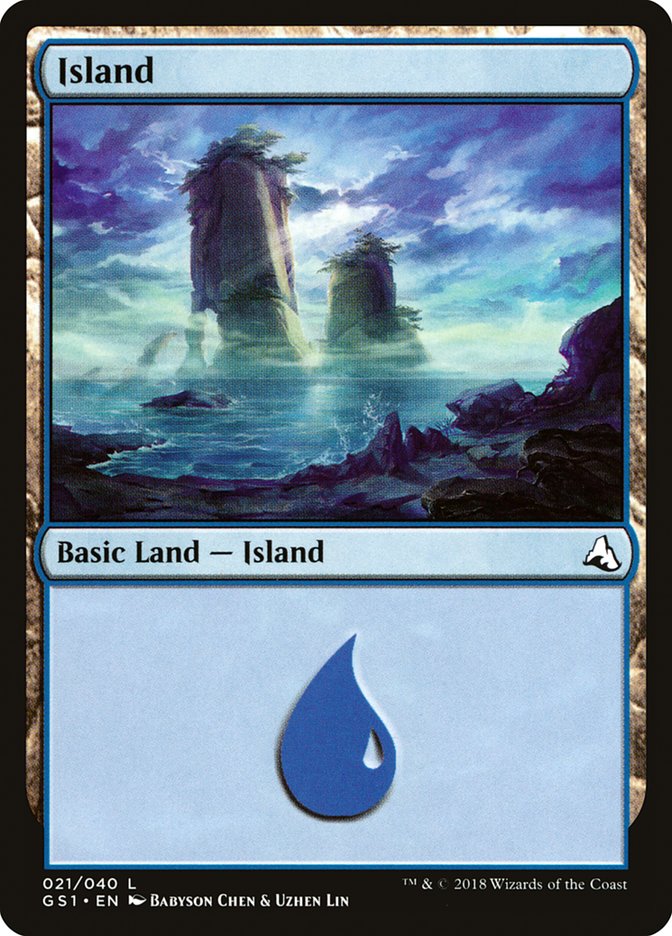 Island (21) [Global Series Jiang Yanggu & Mu Yanling] | Card Merchant Takapuna