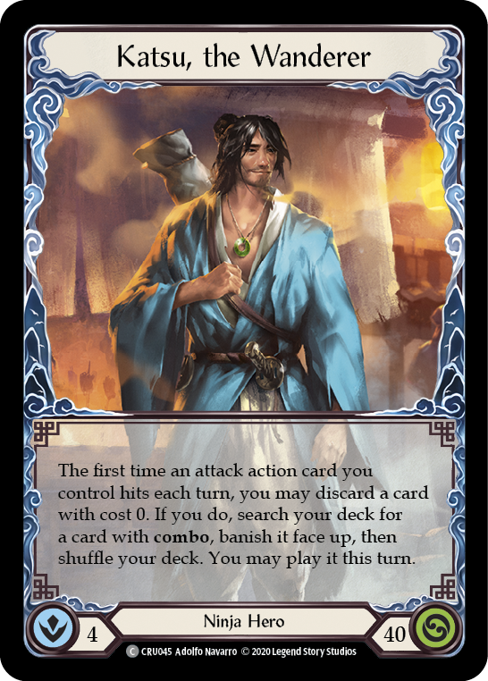 Katsu, the Wanderer [CRU045] (Crucible of War)  1st Edition Normal | Card Merchant Takapuna