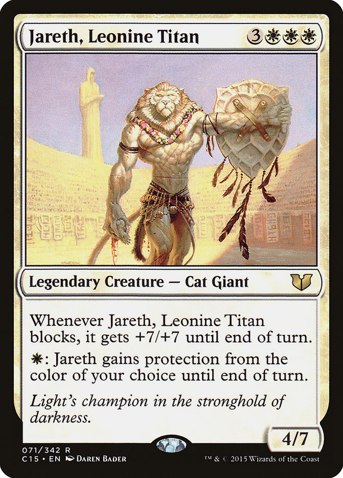 Jareth, Leonine Titan [Commander 2015] | Card Merchant Takapuna