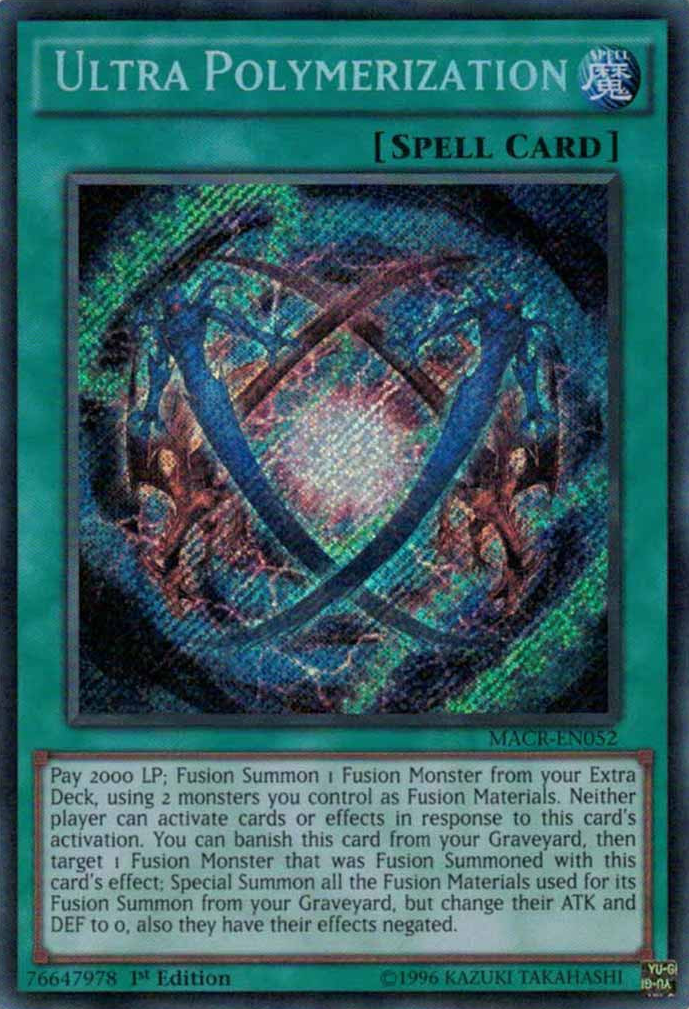 Ultra Polymerization [MACR-EN052] Secret Rare | Card Merchant Takapuna