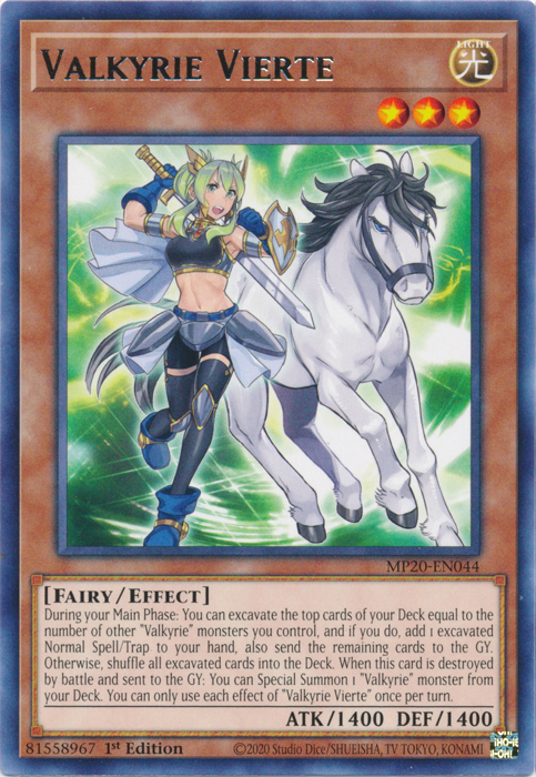 Valkyrie Vierte [MP20-EN044] Rare | Card Merchant Takapuna